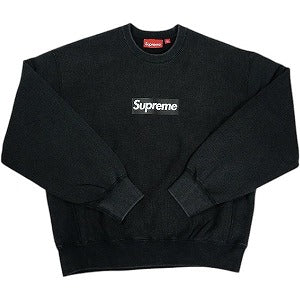 SUPREME シュプリーム 25SS Washed Box Logo Crewneck Black クルーネックスウェット 黒 Size 【M】 【中古品-非常に良い】 20825042