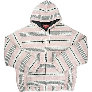 SUPREME シュプリーム 25SS Woven Stripe Hooded Jacket Pink ジャケット ピンク Size 【M】 【中古品-良い】 20825043