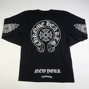 CHROME HEARTS クロム・ハーツ Horse Shoe L/S Tee NEW YORK EXCLUSIVE ニューヨーク限定 ロンT 黒 Size 【M】 【新古品・未使用品】 20825050