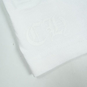 CHROME HEARTS クロム・ハーツ NECK LOGO SS T-SHIRT WHITE/BLUE Tシャツ 白 Size 【L】 【新古品・未使用品】 20825052