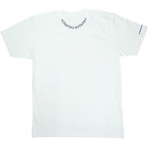 CHROME HEARTS クロム・ハーツ NECK LOGO SS T-SHIRT WHITE/BLUE Tシャツ 白 Size 【L】 【新古品・未使用品】 20825052