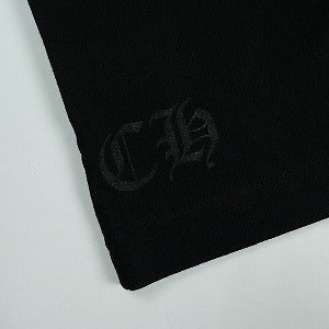 CHROME HEARTS クロム・ハーツ NECK LOGO SS T-SHIRT BLACK/BLUE Tシャツ 黒 Size 【XL】 【新古品・未使用品】 20825053