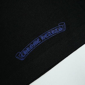 CHROME HEARTS クロム・ハーツ NECK LOGO SS T-SHIRT BLACK/BLUE Tシャツ 黒 Size 【XL】 【新古品・未使用品】 20825053