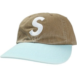 SUPREME シュプリーム 25FW Pigment Coated 2-Tone S Logo 6-Panel Brown キャップ 茶 Size 【フリー】 【新古品・未使用品】 20825056