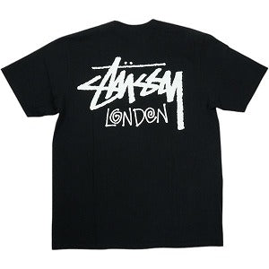 STUSSY ステューシー 25SS STOCK LONDON TEE BLACK ロンドン限定Tシャツ 黒 Size 【M】 【中古品-良い】 20825061