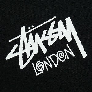 STUSSY ステューシー 25SS STOCK LONDON TEE BLACK ロンドン限定Tシャツ 黒 Size 【M】 【中古品-良い】 20825061