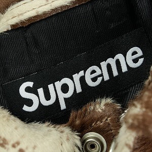 SUPREME シュプリーム 25SS Ponyhair Varsity Jacket Cow ジャケット 茶 Size 【M】 【中古品-非常に良い】 20825081