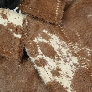 SUPREME シュプリーム 25SS Ponyhair Varsity Jacket Cow ジャケット 茶 Size 【M】 【中古品-非常に良い】 20825081