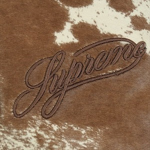 SUPREME シュプリーム 25SS Ponyhair Varsity Jacket Cow ジャケット 茶 Size 【M】 【中古品-非常に良い】 20825081