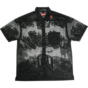 SUPREME シュプリーム 25SS Last Supper Lace S/S Shirt Black 半袖シャツ 黒 Size 【M】 【新古品・未使用品】 20825082