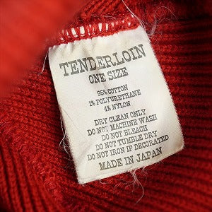 TENDERLOIN テンダーロイン BEANIE COTTON RED ビーニー 赤 Size 【フリー】 【中古品-良い】 20825127