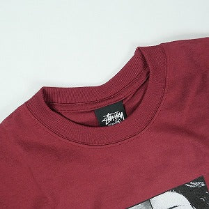STUSSY ステューシー 25FW PERSONALITIES TEE Wine Tシャツ バーガンディー Size 【M】 【新古品・未使用品】 20825149