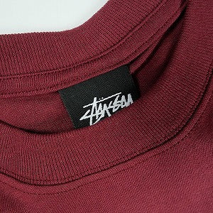 STUSSY ステューシー 25FW PERSONALITIES TEE Wine Tシャツ バーガンディー Size 【M】 【新古品・未使用品】 20825149