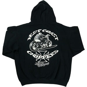 VINTAGE ヴィンテージ West Coast Choppers ウェストコーストチョッパーズ Motorcycle Hoodie パーカー 黒 Size 【M】 【中古品-良い】 20825151
