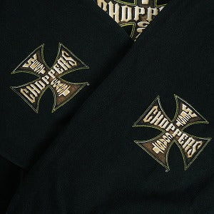 VINTAGE ヴィンテージ West Coast Choppers ウェストコーストチョッパーズ Motorcycle Iron Cross Hoodie パーカー 黒 Size 【M相当】 【中古品-良い】 20825152