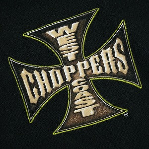 VINTAGE ヴィンテージ West Coast Choppers ウェストコーストチョッパーズ Motorcycle Iron Cross Hoodie パーカー 黒 Size 【M相当】 【中古品-良い】 20825152
