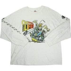 VINTAGE ヴィンテージ West Coast Choppers ウェストコーストチョッパーズ Choppers For Life LS Tee ロンT 白 Size 【XXL】 【中古品-良い】 20825153