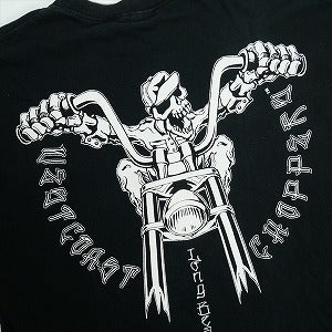 VINTAGE ヴィンテージ West Coast Choppers ウェストコーストチョッパーズ Iron Cross Skull Layered LS Tee ロンT 黒 Size 【XL相当】 【中古品-良い】 20825154