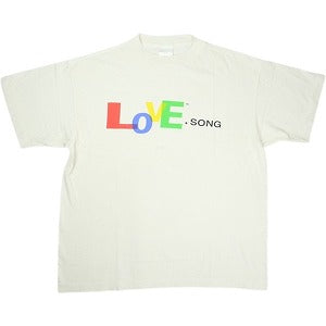 SAINT MICHAEL セント マイケル 25SS LOVE SONG TEE WHITE Tシャツ 白 Size 【M】 【新古品・未使用品】 20825189