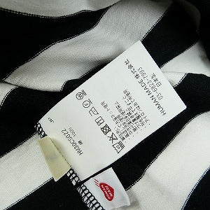 HUMAN MADE ヒューマンメイド 25AW STRIPED L/S T-SHIRT HM30CS022 WHITE ロンT 白 Size 【M】 【新古品・未使用品】 20825198