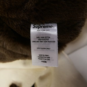 SUPREME シュプリーム 22AW Faux Fur Lined Zip Up Hooded Sweatshirt Natural ジップパーカー ナチュラル Size 【M】 【新古品・未使用品】 20825203