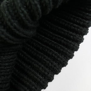 SUPREME シュプリーム 23AW Classic Logo Chunky Ribbed Beanie Black ビーニー 黒 Size 【フリー】 【新古品・未使用品】 20825206
