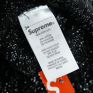 SUPREME シュプリーム 25SS Overdyed Beanie Metallic Black ビーニー 黒 Size 【フリー】 【新古品・未使用品】 20825207