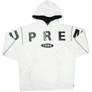 SUPREME シュプリーム 19AW Spread Logo Hooded Sweatshirt スウェットパーカー 白 Size 【M】 【中古品-非常に良い】 20825213