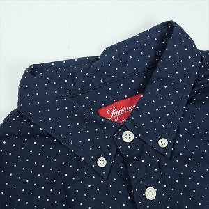 SUPREME シュプリーム Polka Dot Shirt 長袖シャツ 紺 Size 【L】 【中古品-良い】 20825221