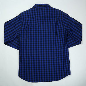 SUPREME シュプリーム Buffalo Check Shirt 長袖シャツ 青 Size 【L】 【中古品-良い】 20825223