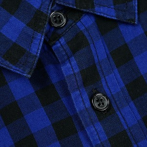 SUPREME シュプリーム Buffalo Check Shirt 長袖シャツ 青 Size 【L】 【中古品-良い】 20825223