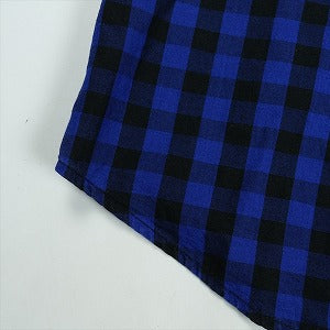SUPREME シュプリーム Buffalo Check Shirt 長袖シャツ 青 Size 【L】 【中古品-良い】 20825223