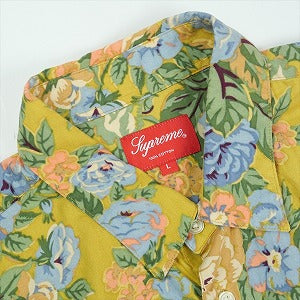SUPREME シュプリーム 14AW Flowers Shirt 長袖シャツ 黄 Size 【L】 【中古品-良い】 20825224