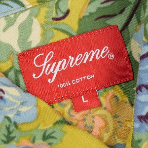 SUPREME シュプリーム 14AW Flowers Shirt 長袖シャツ 黄 Size 【L】 【中古品-良い】 20825224