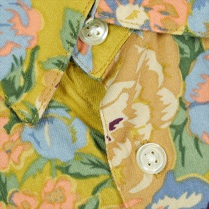 SUPREME シュプリーム 14AW Flowers Shirt 長袖シャツ 黄 Size 【L】 【中古品-良い】 20825224