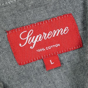SUPREME シュプリーム Chambray Work Shirt 長袖シャツ 灰 Size 【L】 【中古品-良い】 20825225