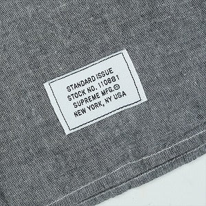 SUPREME シュプリーム Chambray Work Shirt 長袖シャツ 灰 Size 【L】 【中古品-良い】 20825225