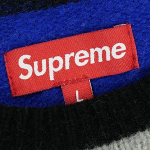 SUPREME シュプリーム Border Sweater セーター 青 Size 【L】 【中古品-良い】 20825228