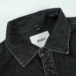 WTAPS ダブルタップス 22AW WCPO 01/LS/COTTON.DENIM デニム長袖シャツ 黒 Size 【L】 【新古品・未使用品】 20825253