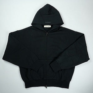 Fear of God フィアーオブゴッド ESSENTIALS Classic Fleece Zip-Up Hoodie Jet Black ジップパーカー 黒 Size 【S】 【新古品・未使用品】 20825258