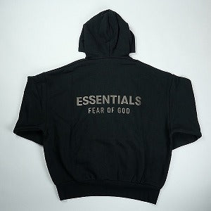 Fear of God フィアーオブゴッド ESSENTIALS Classic Fleece Hoodie Jet Black パーカー 黒 Size 【M】 【新古品・未使用品】 20825266