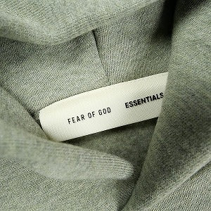 Fear of God フィアーオブゴッド ESSENTIALS Classic Fleece Hoodie Concrete Heather パーカー 灰 Size 【XL】 【新古品・未使用品】 20825272