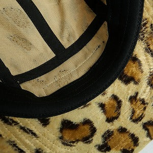 SUPREME シュプリーム ×GOODENOUGH 25SS Crushed Rayon Pile Camp Cap Leopard キャンプキャップ 黄 Size 【フリー】 【新古品・未使用品】 20825308