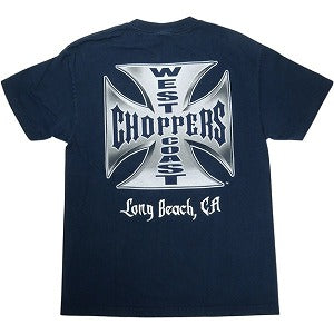 VINTAGE ヴィンテージ West Coast Choppers ウェストコーストチョッパーズ Metallic Cross Tee Tシャツ 紺 Size 【L】 【中古品-良い】 20825323