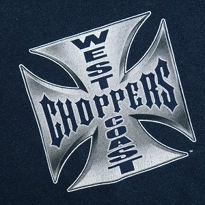 VINTAGE ヴィンテージ West Coast Choppers ウェストコーストチョッパーズ Metallic Cross Tee Tシャツ 紺 Size 【L】 【中古品-良い】 20825323