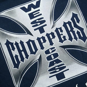 VINTAGE ヴィンテージ West Coast Choppers ウェストコーストチョッパーズ Metallic Cross Tee Tシャツ 紺 Size 【L】 【中古品-良い】 20825323