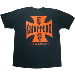 VINTAGE ヴィンテージ West Coast Choppers ウェストコーストチョッパーズ Red Iron Cross Tee Tシャツ 黒 Size 【XL】 【中古品-良い】 20825324