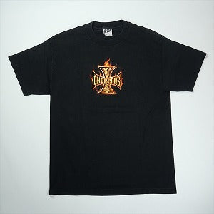 VINTAGE ヴィンテージ West Coast Choppers ウェストコーストチョッパーズ Red Flame Iron Cross Tee Tシャツ 黒 Size 【XL相当】 【中古品-良い】 20825327