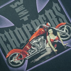 VINTAGE ヴィンテージ West Coast Choppers ウェストコーストチョッパーズ Purple Iron Cross Tee Tシャツ 黒 Size 【L】 【中古品-良い】 20825328