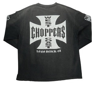 VINTAGE ヴィンテージ West Coast Choppers ウェストコーストチョッパーズ Iron Cross LS Tee ロンT 黒 Size 【L相当】 【中古品-良い】 20825330